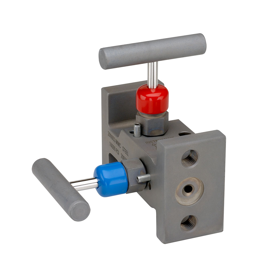 200002 Series Narrow Block and Bleed 2 Manifold Valves with Hard and Soft Seat